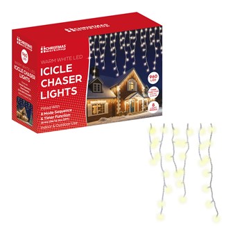 960 LED Icicle Light - Warm White