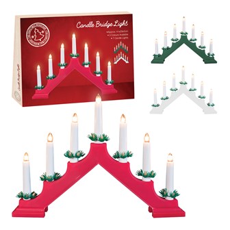 Plastic Candle Bridge - 3 Assorted