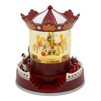 Carousel Snow Globe