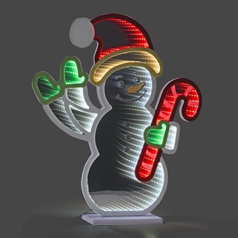 60cm Snowman Infinity waving Hand LED