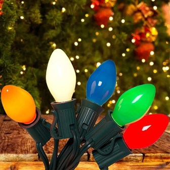 120 Mulit Colour Mini Cone String Light