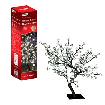 60CM 128 LED  Blossom Tree -  White