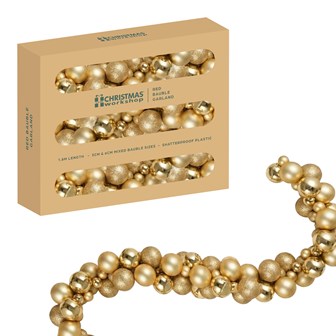 Chamgpan Gold Bauble Garland