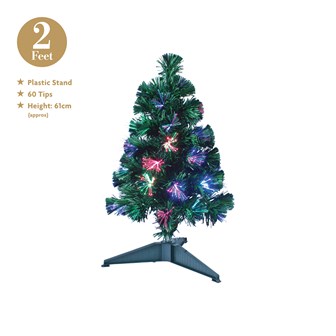 2ft Green Fibre Optic Christmas Tree