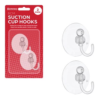 2PK Dia.Size 8 cm Suction Cup Hook