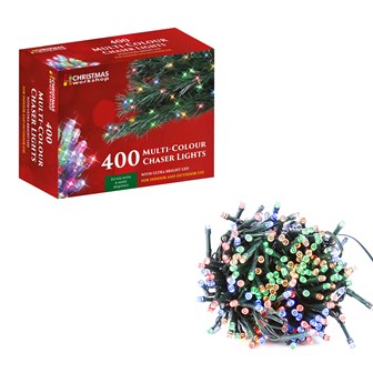 400 LED Multi Coloured Chaser Lights