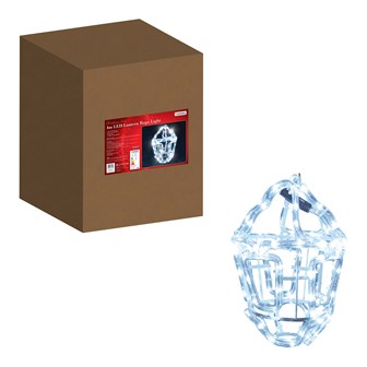 4M Lantern Silhouette LED Rope Light - White