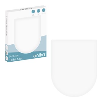 D-Shape Quick Release & Soft Close Toilet Seat