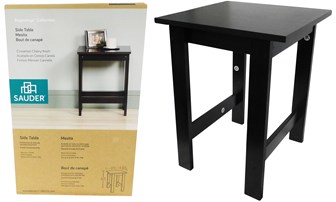 Wooden Black Side Table