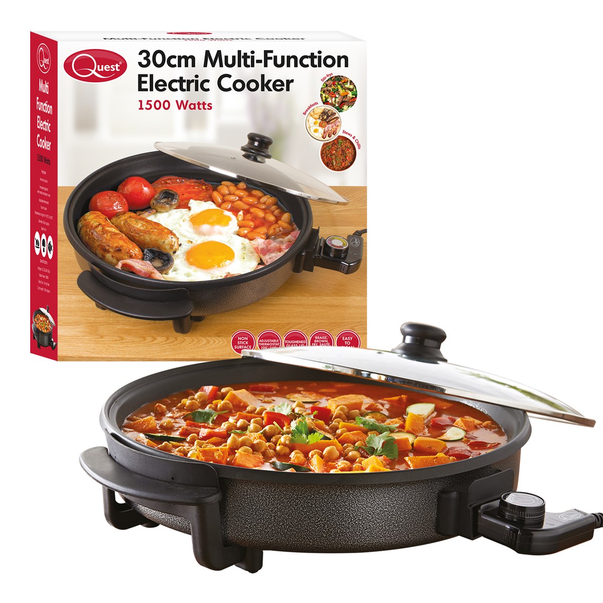 30cm MultiFunction Electric Cooker