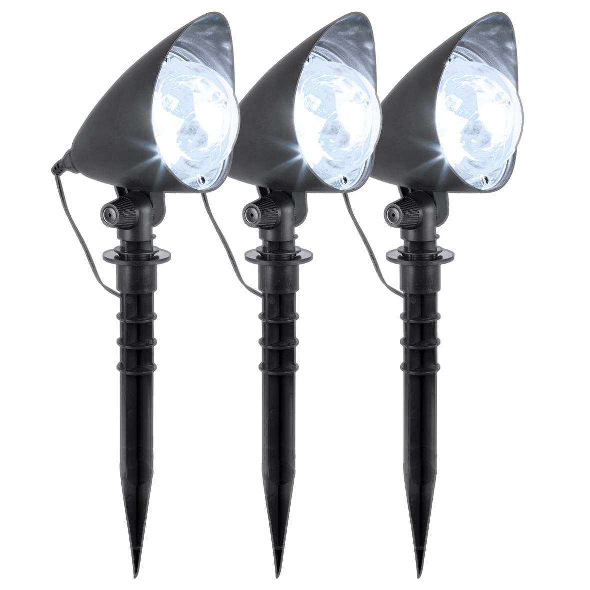 3PC Set White LED Kaleidoscope Projector Light