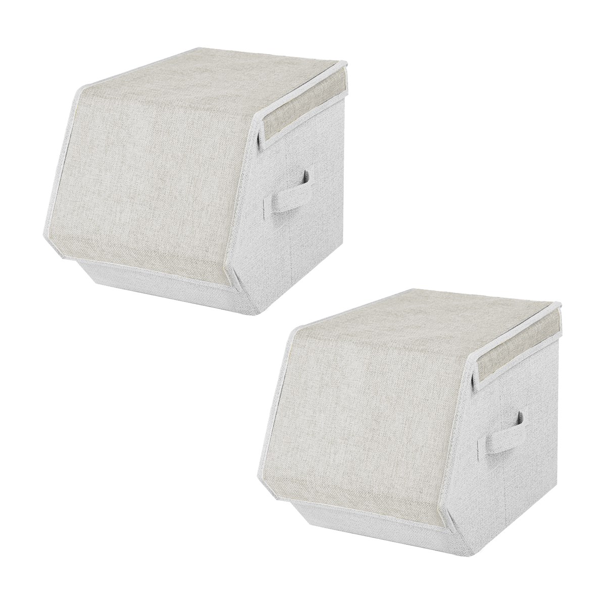 2 pack Small Storage Box Cream