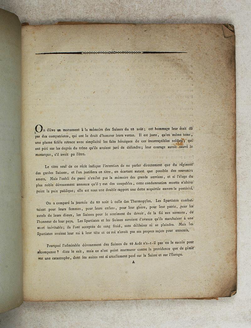 10 Août 1792 Fiche De Révision