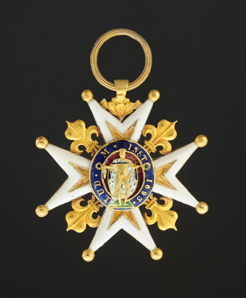 ORDRE DE SAINTLOUIS, CROIX DE CHEVALIER, Restauration.