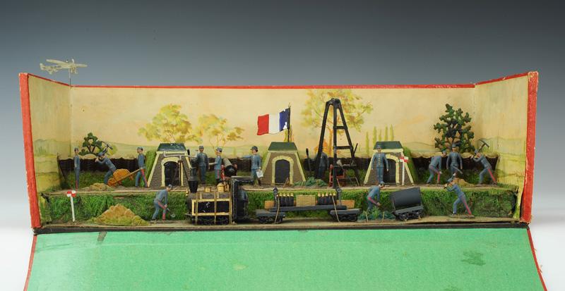 CBG MIGNOT ANCIENS 1950/60 plomb 54 mm 2 SOLDATS