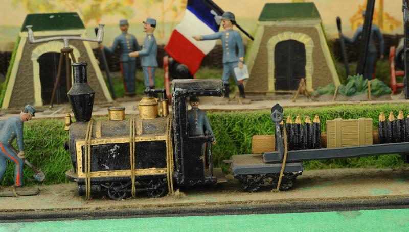 CBG MIGNOT ANCIENS LOT DE PIECES D'ARTILLERIE EN PLOMB 54MM