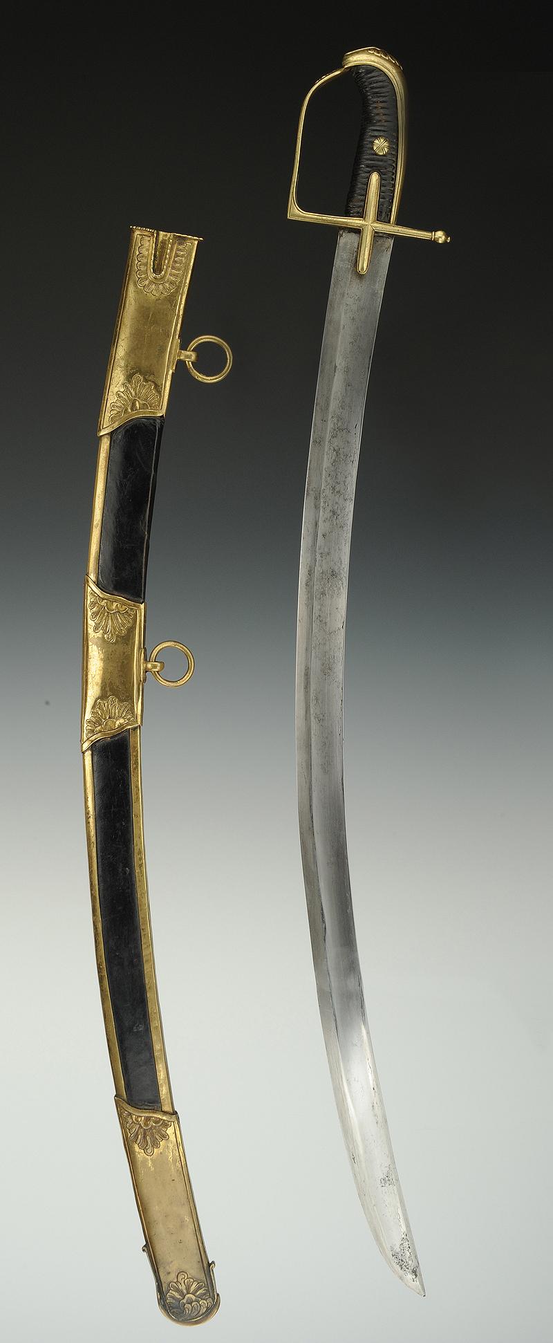 SABRE D'OFFICIER DE HUSSARDS, RÉVOLUTION PREMIER EMPIRE.