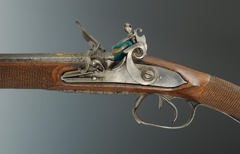 FUSIL DE CHASSE À SILEX DOUBLE CANON, Premier Empire.