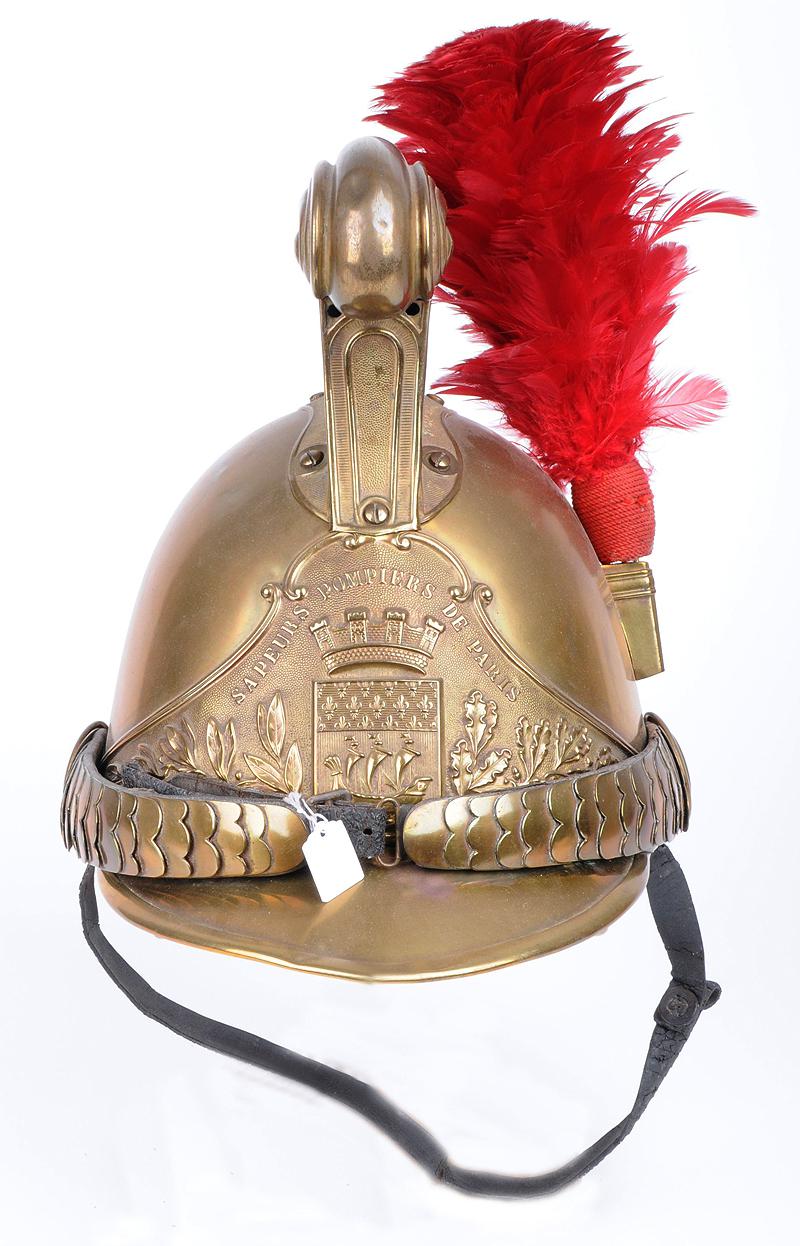 49 CASQUE DE SAPEUR-POMPIER de Paris, modèle 1855.