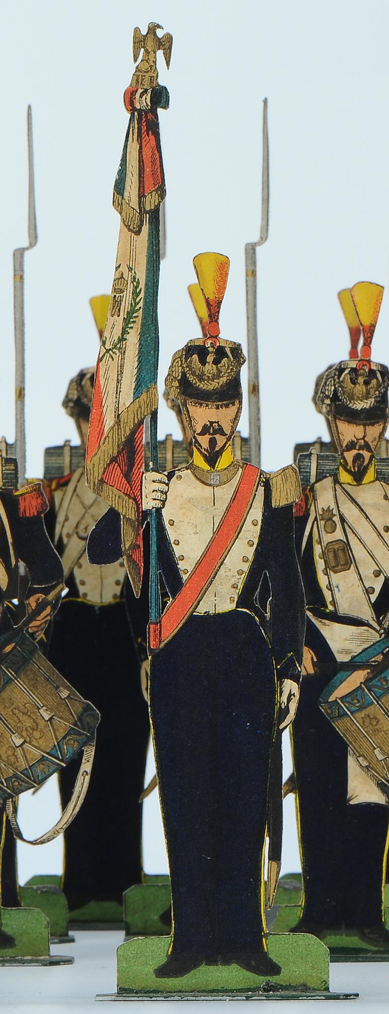 SOLDATS DE STRASBOURG par Gustave SILBERMANN 21 VOLTIGEURS DE LA