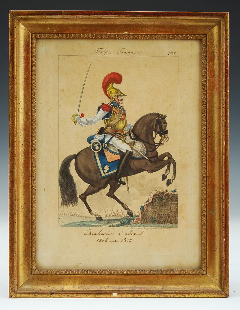 Figurine publicitaire Nestlé 1er empire carabinier 1812 - Collection