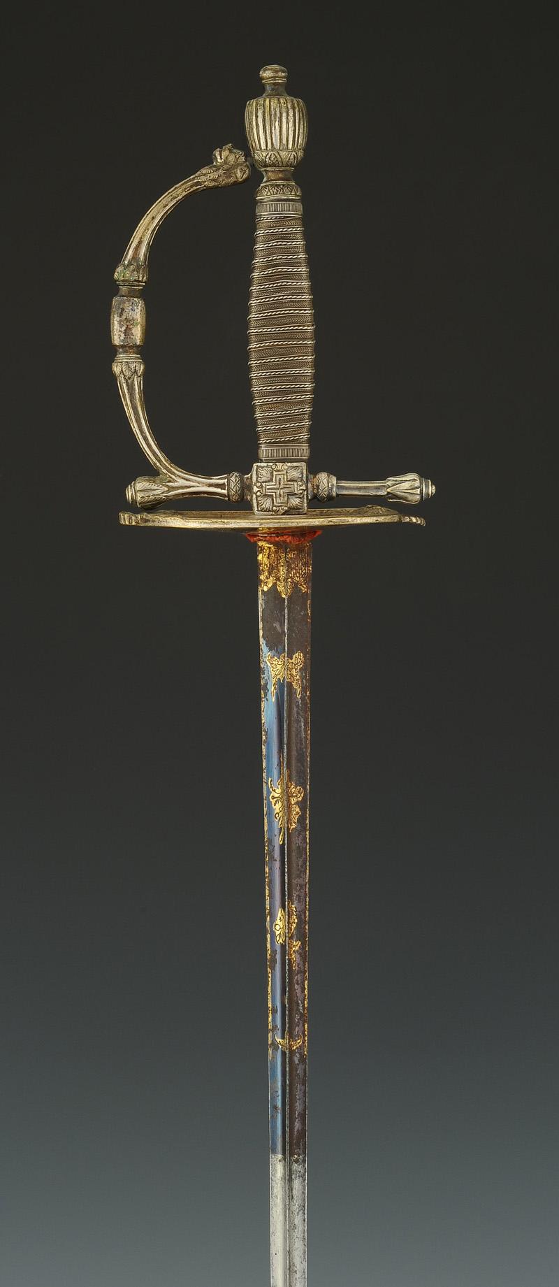 ÉPÉE DE LA SECONDE COMPAGNIE DES MOUSQUETAIRES DE LA MAISON MILITAIRE