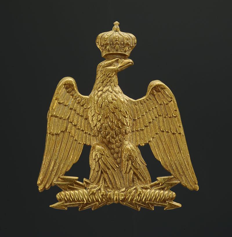 Ecusson noir Garde impériale Napoléon -neuf- Empire aigle Bonaparte