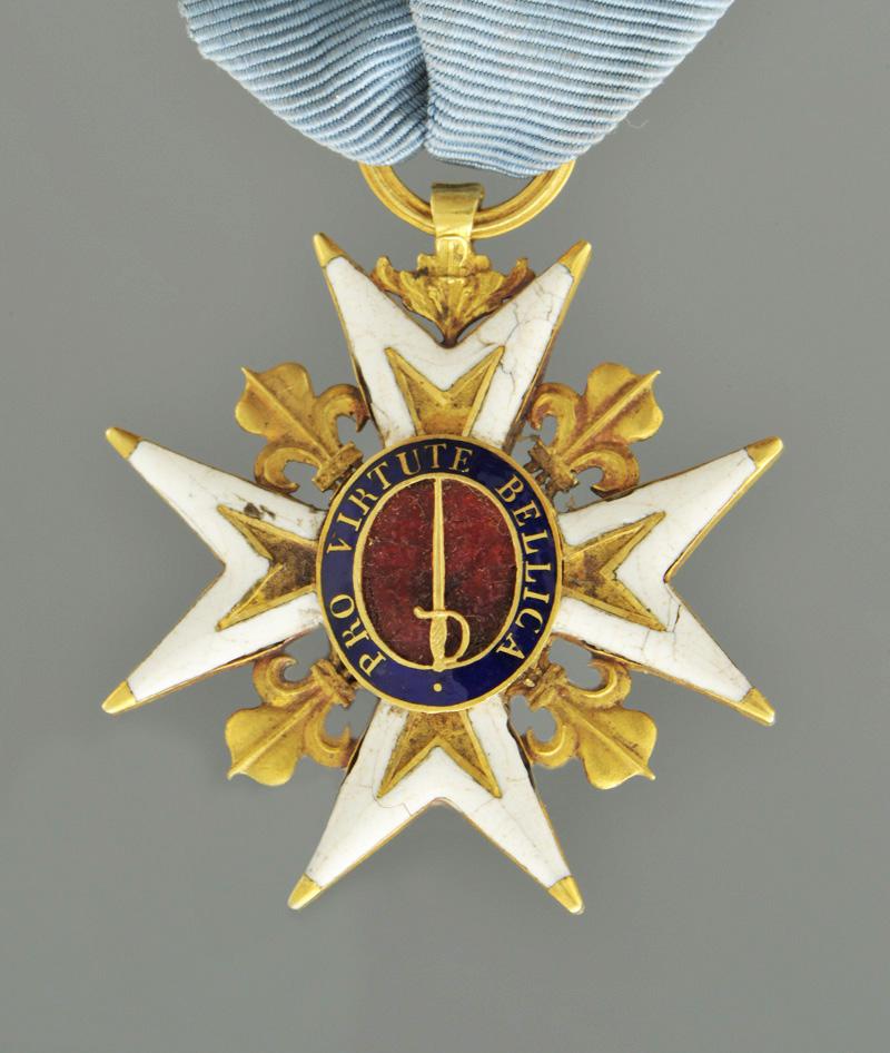 ORDRE DU MÉRITE MILITAIRE, CROIX DE CHEVALIER, ANCIENNE MONARCHIE.