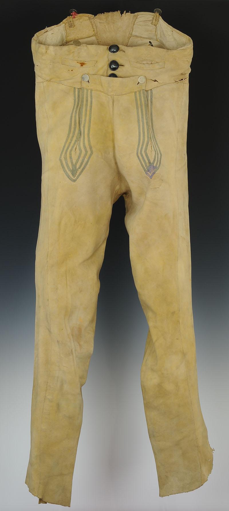 CULOTTE DE PEAU À PONT, À LA HONGROISE, DE CAVALERIE, PREMIER EMPIRE.