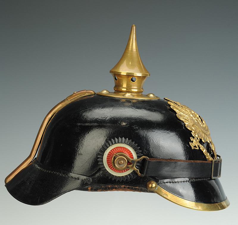 CASQUE À POINTE TROUPE PRUSSIEN D'INFANTERIE, modèle 1895.