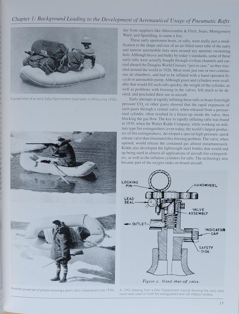 OneMan Pneumatic Life Raft Survival Kits of World War II
