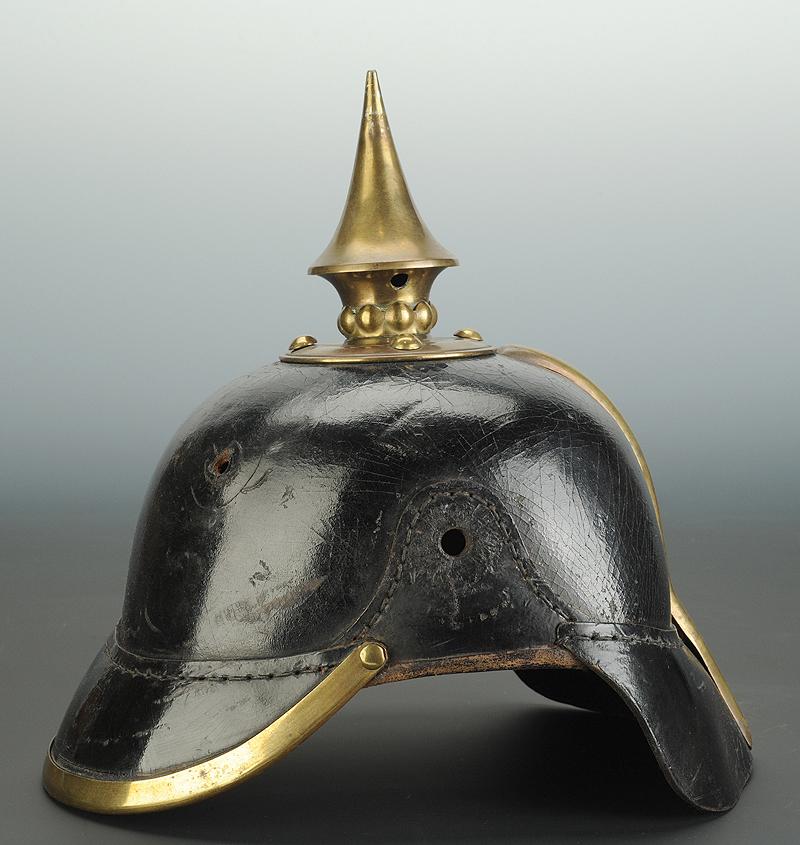 CASQUE À POINTE TROUPE D'INFANTERIE PRUSSIEN, modèle 1871.