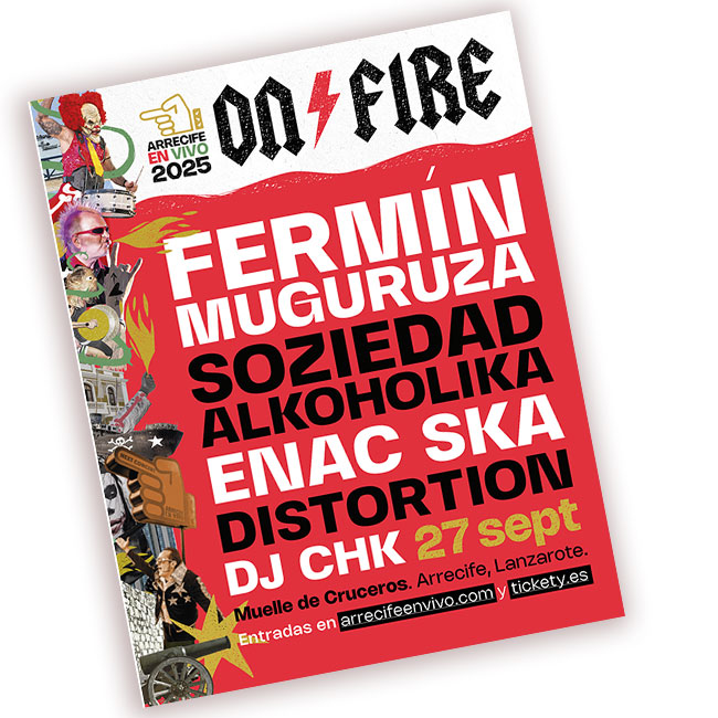 AEV On Fire reivindicará en Lanzarote los Derechos Fundamentales festival 2025