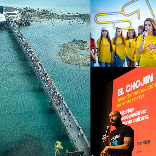 arrecife en vivo, pasacalles, cantera rock, taller el chojin