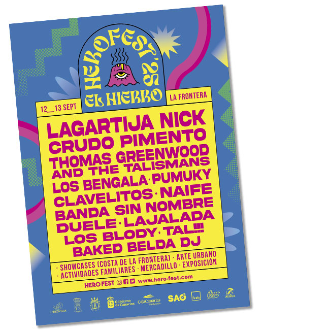 Cartel Hero Fest El Hierro 2025