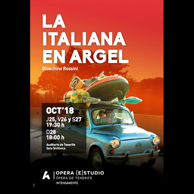 Cartel ópera italiana en argel