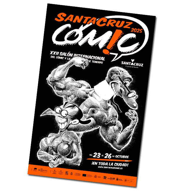cartel de Santa Cruz Cómic 2025 tenerife