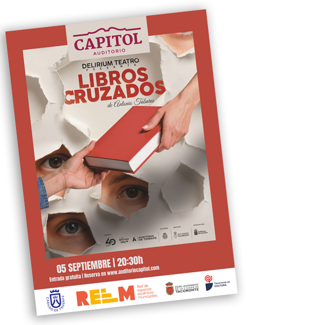 libros cruzados Delirium Teatro 2025 