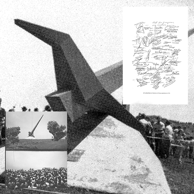 monumento campesino toni gallardo firmas el hierro
