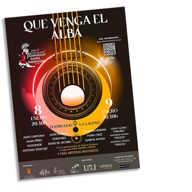 que venga el alba flamenco romi la laguna enero 2026