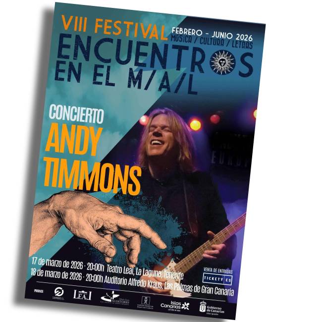 andy timmons canarias cartel marzo 2026