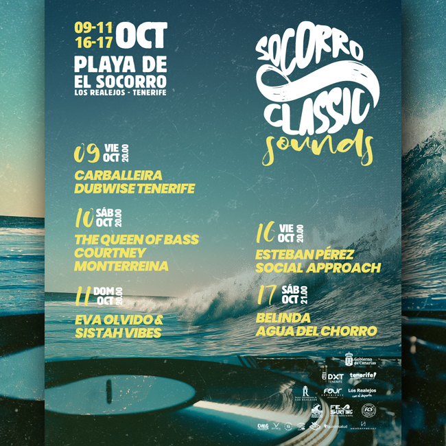 cartel Socorro Classic Sound 2026 tenerife realejos