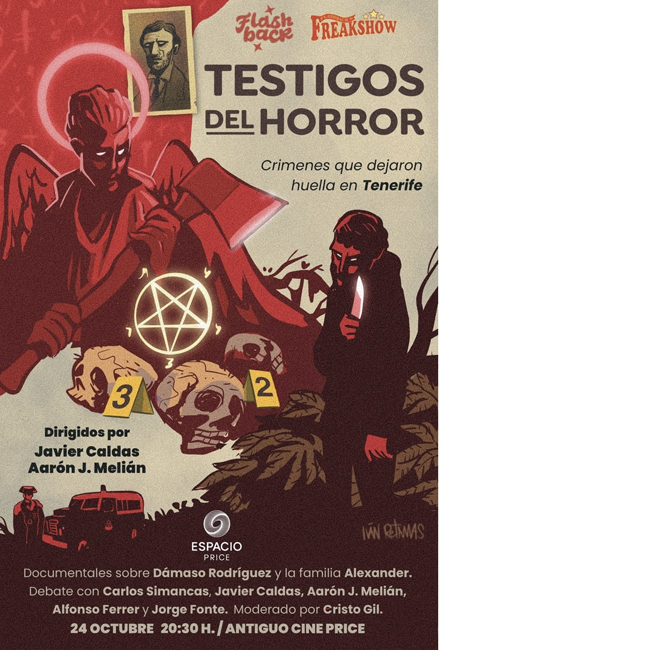 Testigos del horror espacio price santa cruz tenerife 2025 octubre