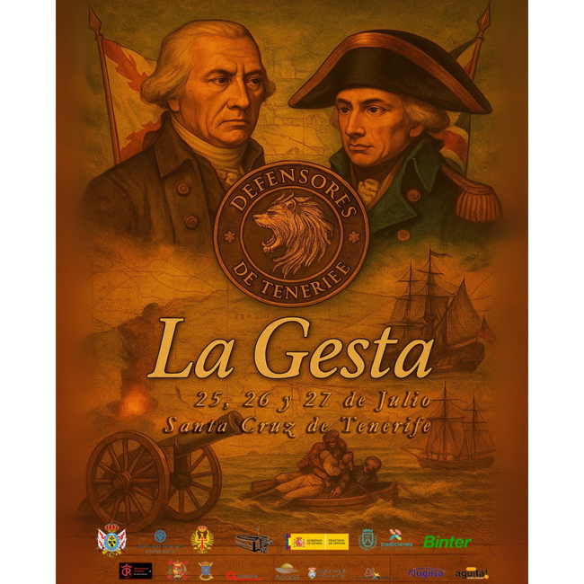 cartel  Conmemoración de la Gesta del 25 de Julio Santa Cruz de Tenerife – 2025
