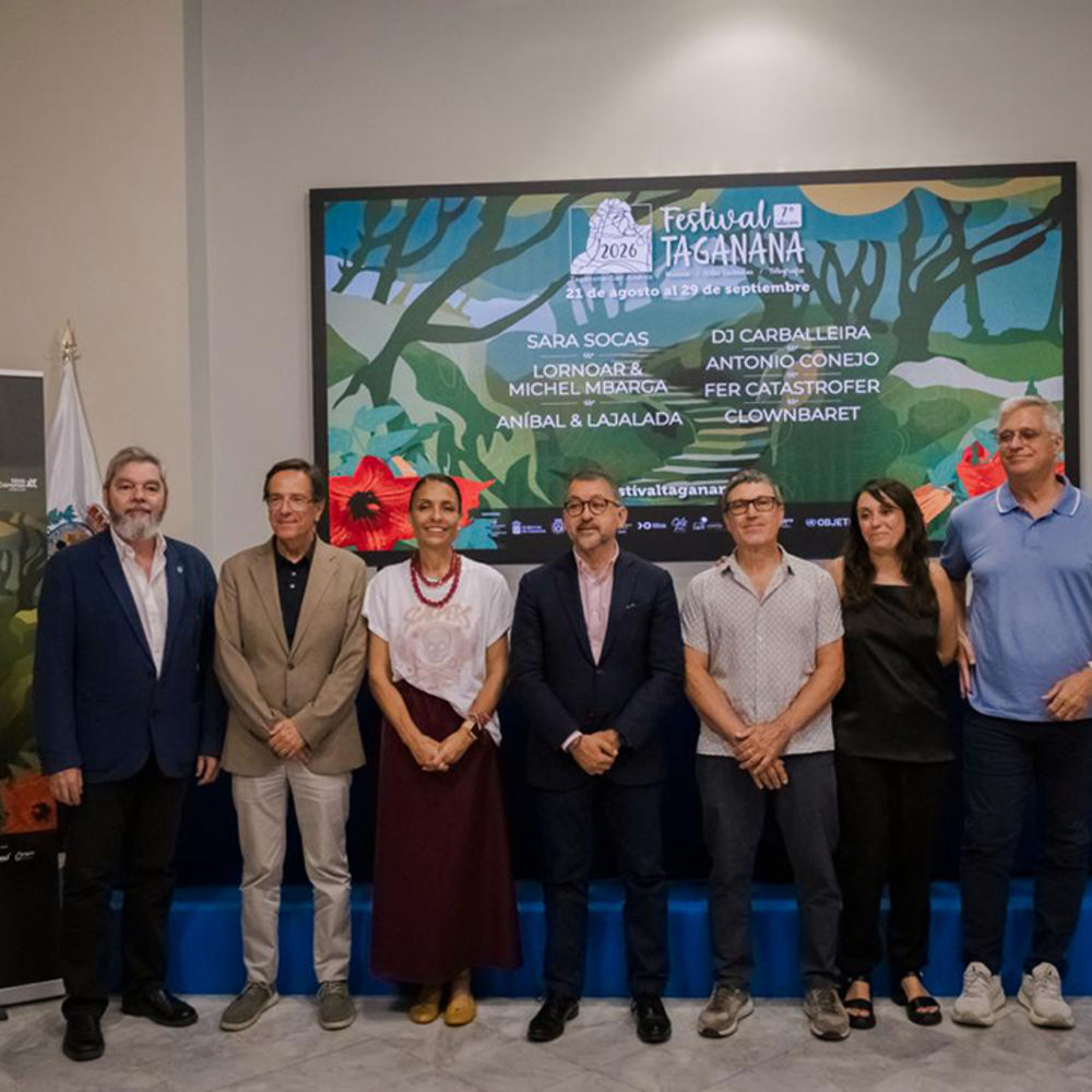 presentación 7! edicion Festival Taganana Santa Cruz de tenerife 2026 agosto