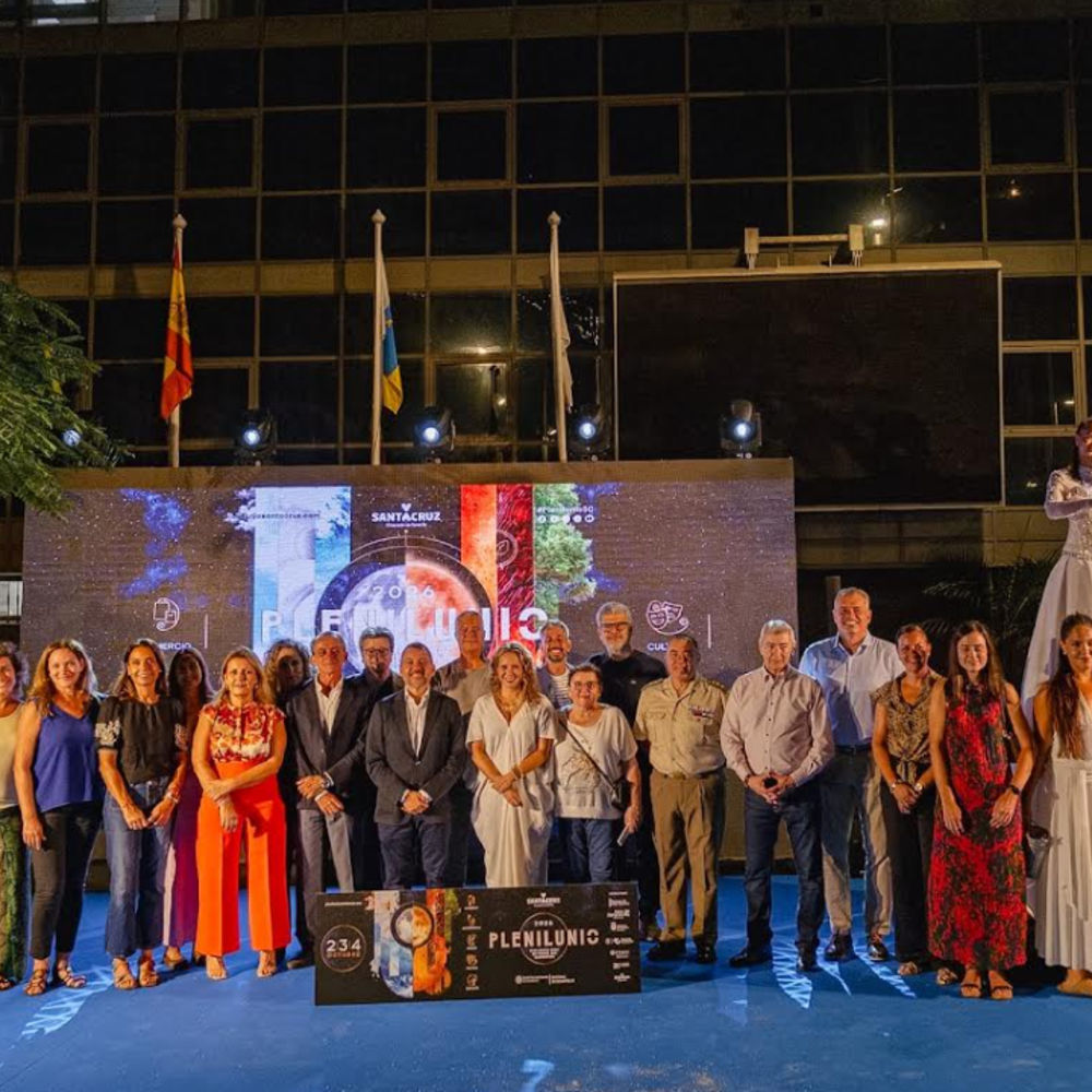Presentación Plenilunio santa cruz 2026 tenerife