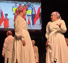 Ejercicio teatral 'Huellas'