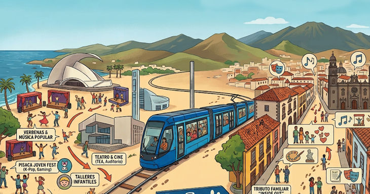 Fin de semana cultural en el área metropolitana: Santa Cruz y La Laguna se conectan a través de la música, el teatro y las fiestas populares