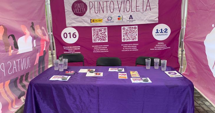 Arona activa los Puntos Violetas en el Carnaval de Los Cristianos 2026 tenerife marzo