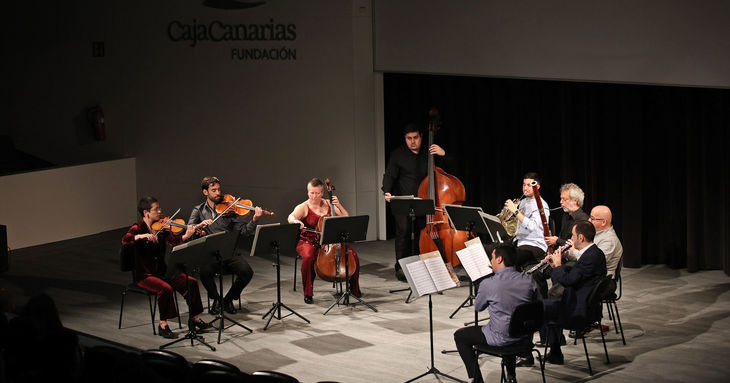 El 'Octeto de Schubert' en el ciclo Cámara en la Fundación cajacanarias tenerife concierto octubre 2025